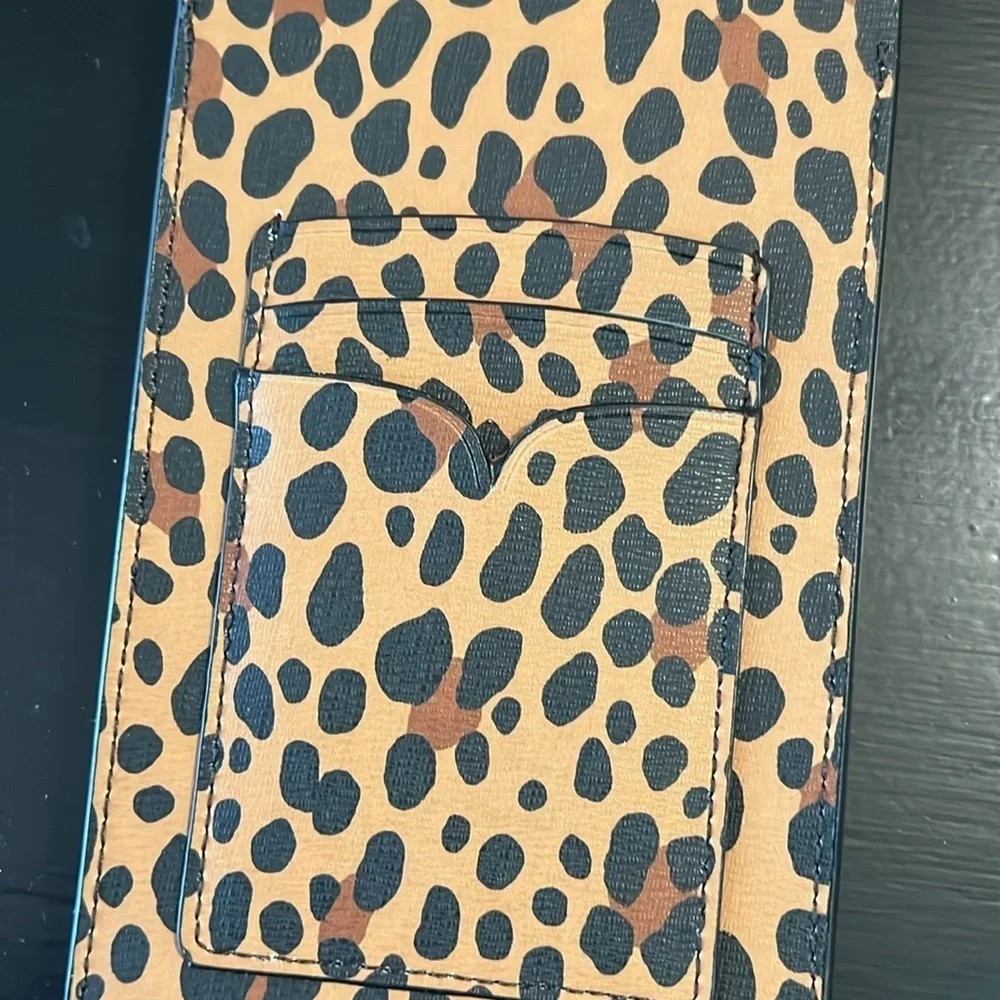 KATE SPADE LEOPARD SPENCER SLIM PHONE‎ CROSSBODY BAG